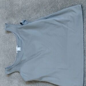 White House Black Market Light Gray Tank Top